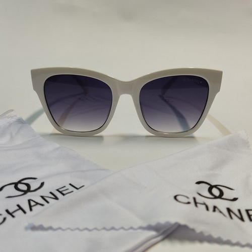 عینک آفتابی زنانه سفید مارک چنل CHANEL