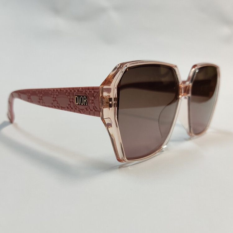 عینک آفتابی زنانه پلاریزه صورتی مارک دیور DIOR