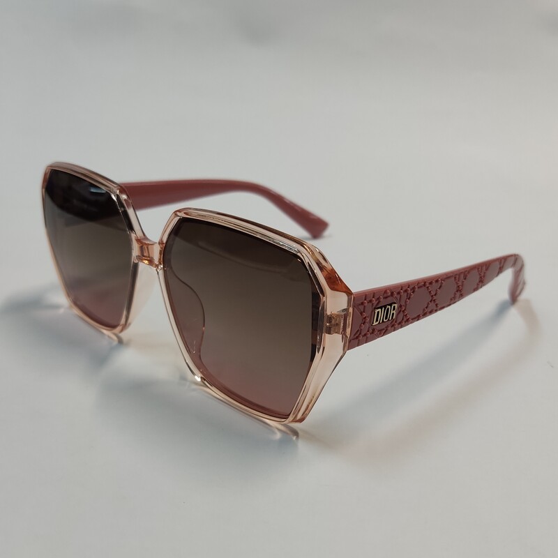 عینک آفتابی زنانه پلاریزه صورتی مارک دیور DIOR