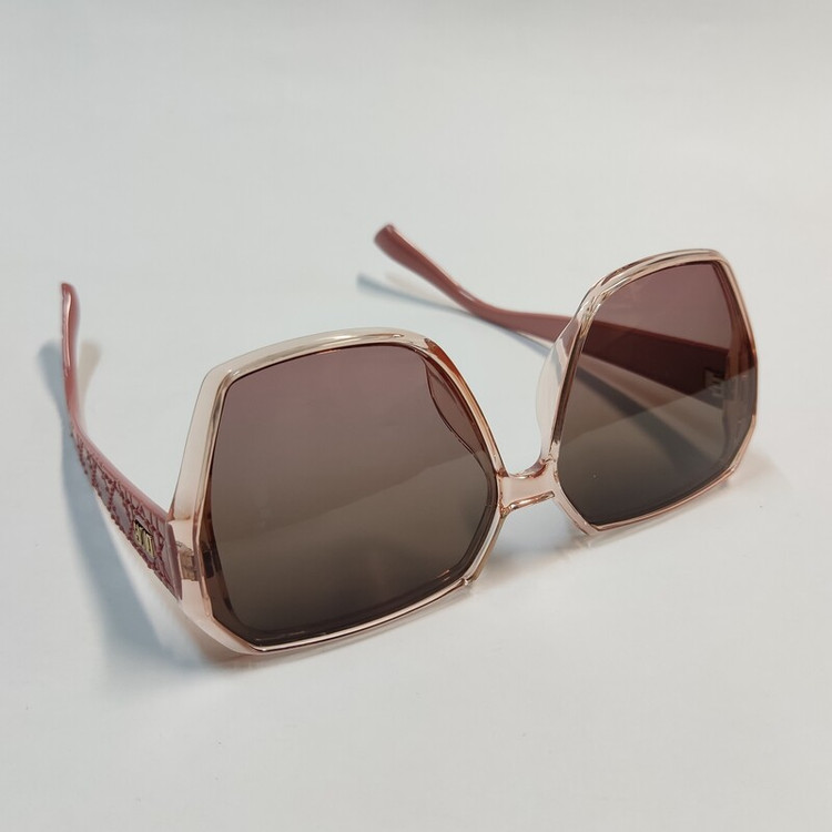 عینک آفتابی زنانه پلاریزه صورتی مارک دیور DIOR