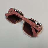 عینک آفتابی زنانه پلاریزه صورتی مارک دیور DIOR